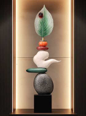 时来运转入户玄关装饰艺术大摆件