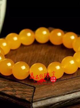 台湾天然橘子石手链石橘子石手链108颗橘子石石碑手链