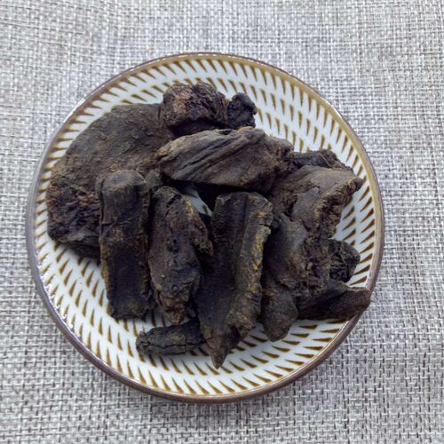 中药材熟大黄 正品 500g 免邮酒制大黄粉另售白术泽泻荷叶熟大黄 - 图0