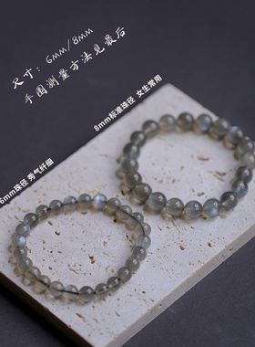 这是真正灰月光小众稀少非拉长石