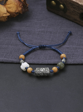 民族风手链女原创手工编织手串男