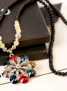 女士项链毛衣链长款女大气挂件