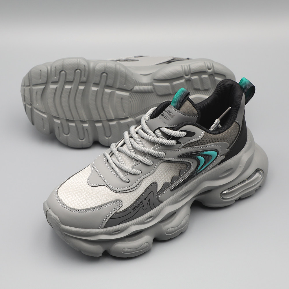 男鞋厚底增高老爹鞋新款气垫减震软底秋冬季皮面休闲百搭运动潮鞋,淘宝优惠券,粉丝福利购,淘宝优惠卷