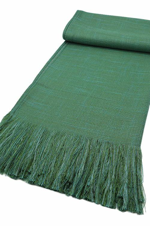 欧式古典奢华现代美式仿麻布搭巾样板房搭毯盖毯床尾巾绿床尾毯 - 图1