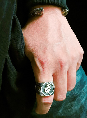 [斩断烦恼]VANTICHI纯银男戒指