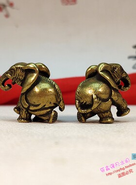 纯铜实心手把玩吸水小物件