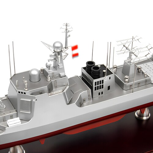 特尔博052D导弹驱逐舰模型052C军舰船模172舰可定制舷号165湛江舰 - 图2