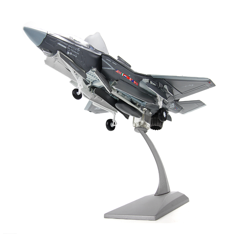 特尔博1:72F35合金飞机模型仿真战斗机舰载机航模摆件成品F-35B - 图2