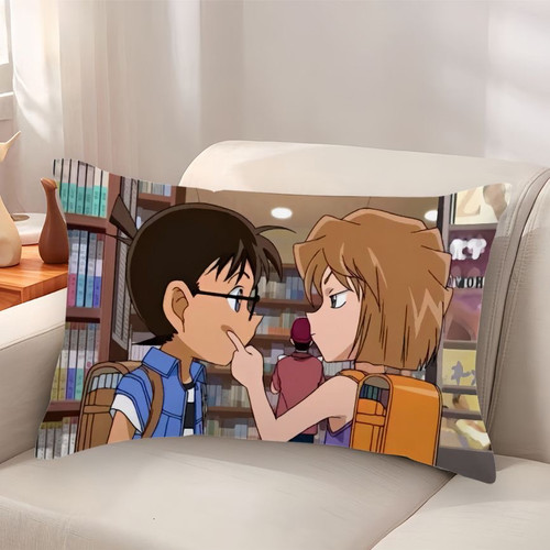 灰原哀抱枕名侦探柯南周边同款卡通动漫长枕头靠垫同学礼物定制 - 图2