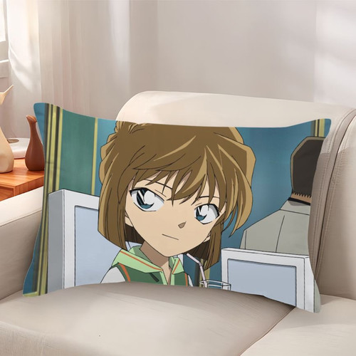 灰原哀抱枕名侦探柯南周边同款卡通动漫长枕头靠垫同学礼物定制 - 图0