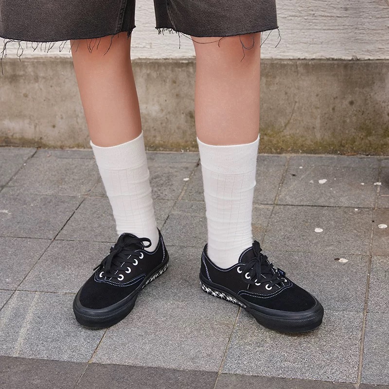 Vans Skate Authentic 舒适百搭 耐磨 板鞋 VN000EERCQQ杭州WY - 图1