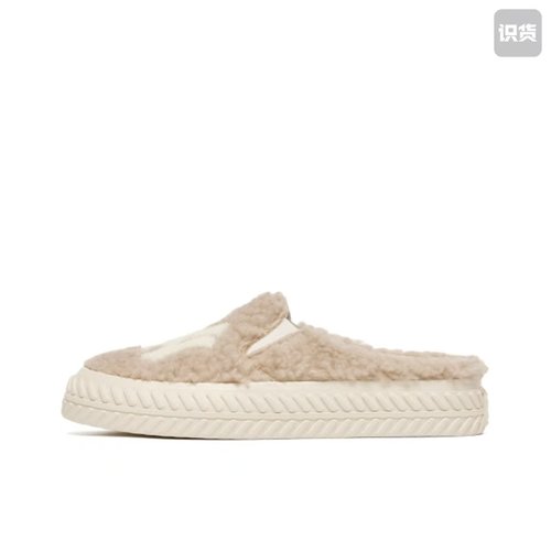 MLB 3AMUUD216-50SAS休闲 半拖 低帮 板鞋 男女同款 米色河南LL仓 - 图0