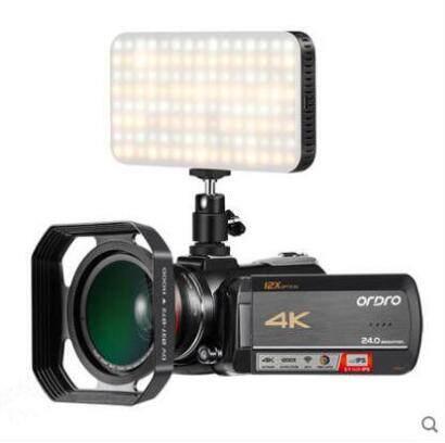 Ordro/欧达 AC5PLUS 智能4K高清数码摄像机DV12倍6轴光学变焦防抖 - 图1