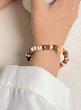 景德镇陶瓷手串礼物女生新中式古风串珠学生饰品手链轻奢小众精致