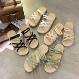 Босоножки, модные универсальные пляжные тапочки, в корейском стиле, популярно в интернете