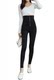 Ultra high leggings slimming stretch black pants small leggings