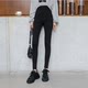 Ultra high leggings slimming stretch black pants small leggings