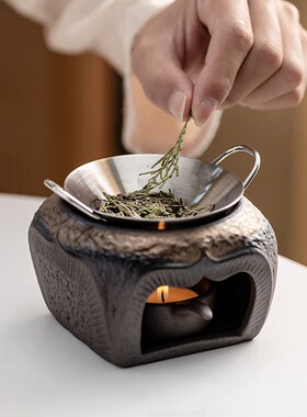 日式可干烧陶瓷熏香炉