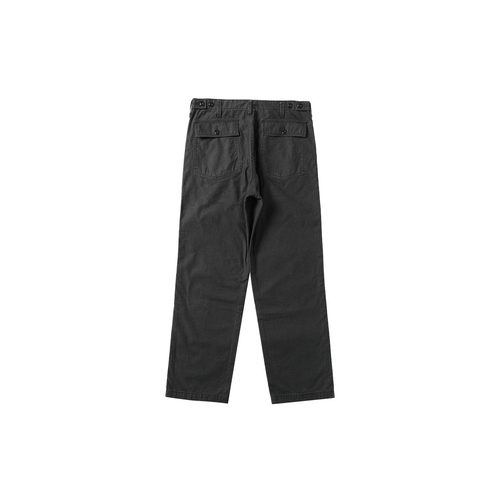 ACE浮生出品美式复古石磨水洗做旧硫化染OG107越战军裤面包工装裤 - 图2