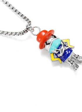 【情人节礼物】GENANX闪电潮牌嘻哈风萌酷闪电君合金吊坠钛钢项链