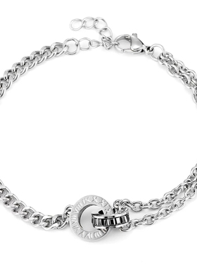 GENANX闪电潮牌钛钢情侣手链