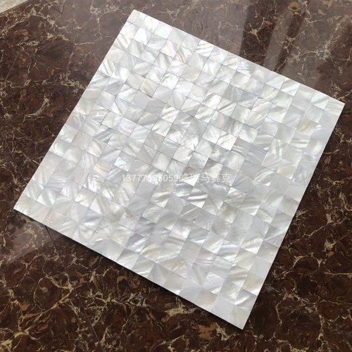 Shell Mosaic Self -Ads Television фоновая настенная крыльца