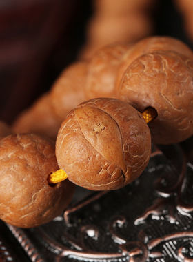 尼泊尔凤眼菩提子原籽颗佛珠素串