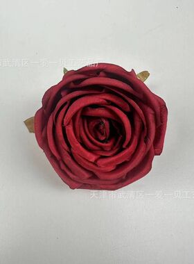 仿真奥斯汀花头手工diy花墙 假花簪花发夹发饰头饰鸭嘴夹侧边夹