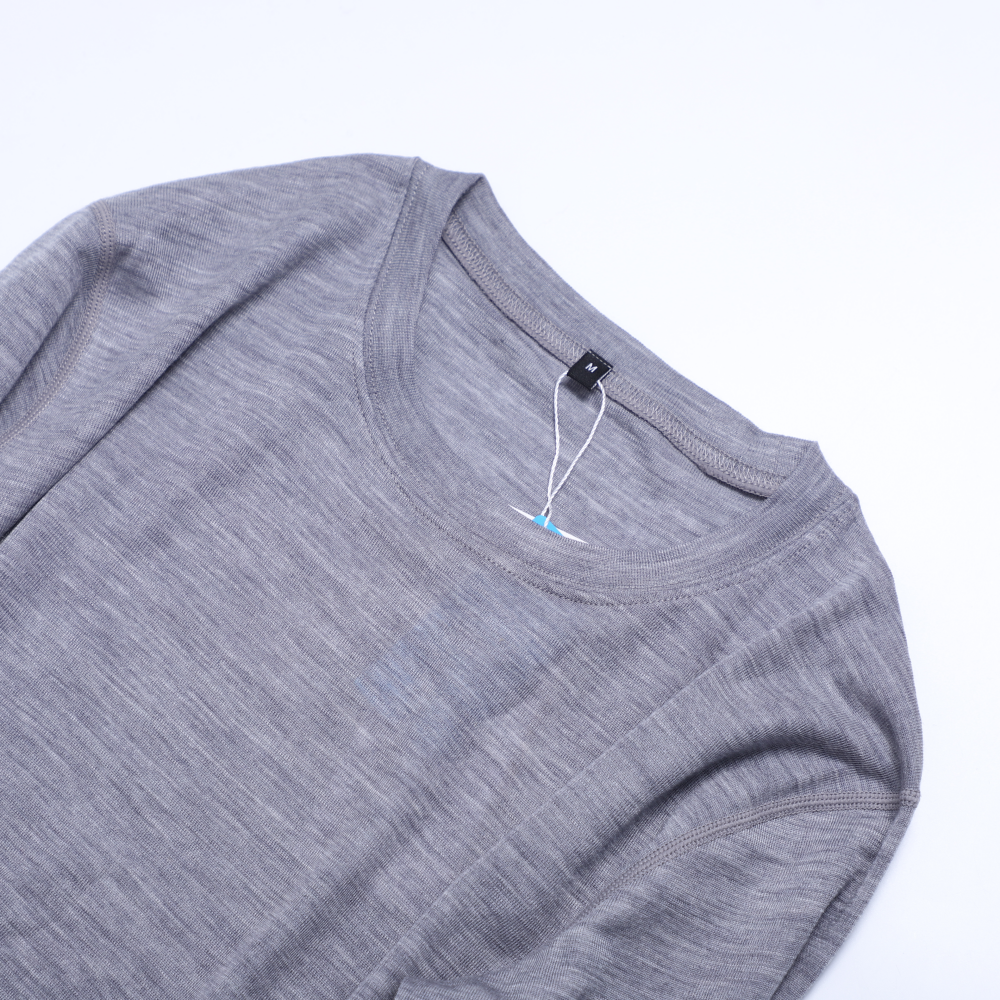 天丝美利奴羊毛打底衫女户外速干衣徒步运动内衣宽松长袖上衣L20,淘宝优惠券,粉丝福利购,淘宝优惠卷