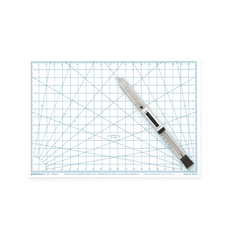 日本HIGHTIDE penco切割垫板手工桌面测量带刻度垫板美工雕刻垫板,淘宝优惠券,粉丝福利购,淘宝优惠卷