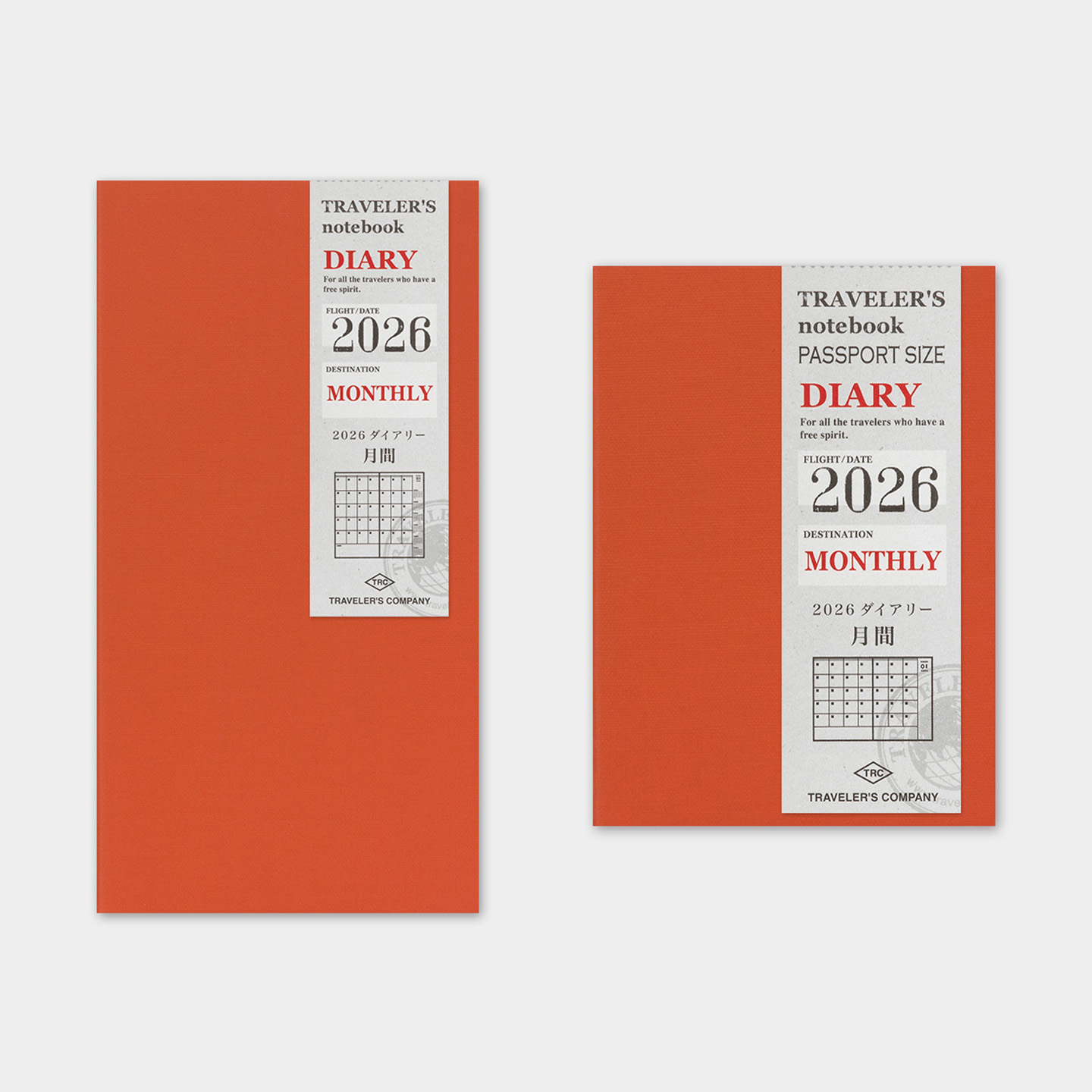 日本TRC手帐本2026年日程计划内芯TN标准型护照型手账内芯 - 图3