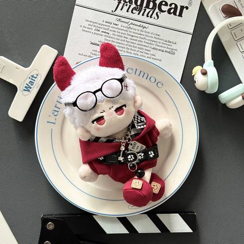 捶捶体15cm棉花娃娃书包挂件布偶娃衣站姿10CM正常体公仔换装娃衣 - 图0