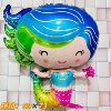 Mermaid Disposable Paper Plate Dessert Table Decoration Tableware