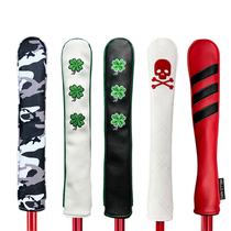 Golf Instructions Rod Sleeve Four Leaf Grass Skull Skull Head New PU Waterproof GOLF Direction Stick Protective Sheath Accessories Supplies