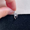 New product in September Hongyu Jadeite 18k gold inlaid ice seed shiny white ice egg surface exquisite ring A940905