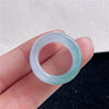New product in September Hongyu Jadeite Ice Waxy Seed Underwater Exquisite Finger Ring Authentic A Product Q90912