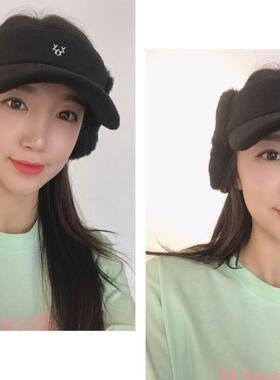 滑雪耳朵单双板男女款户外帽子