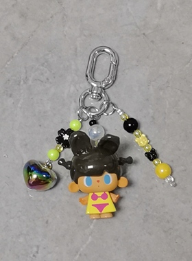 原创兔兔与熊三代马蒂斯的夏天系列萌粒手机链挂件钥匙扣包包挂件