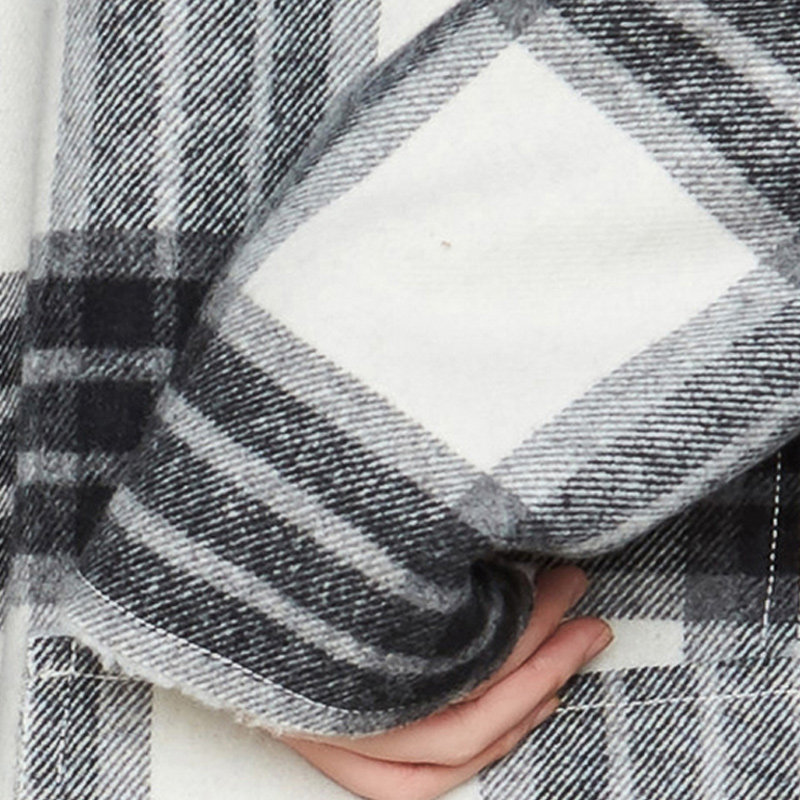 【断码l】艾格春季女装时尚百搭大衣 艾格银座毛呢外套