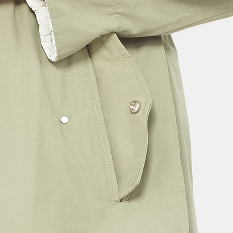 艾格官方旗舰店秋季新品休闲风衣 艾格银座风衣