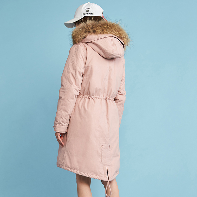 艾格冬季女装韩版加厚连帽羽绒服 艾格银座羽绒服