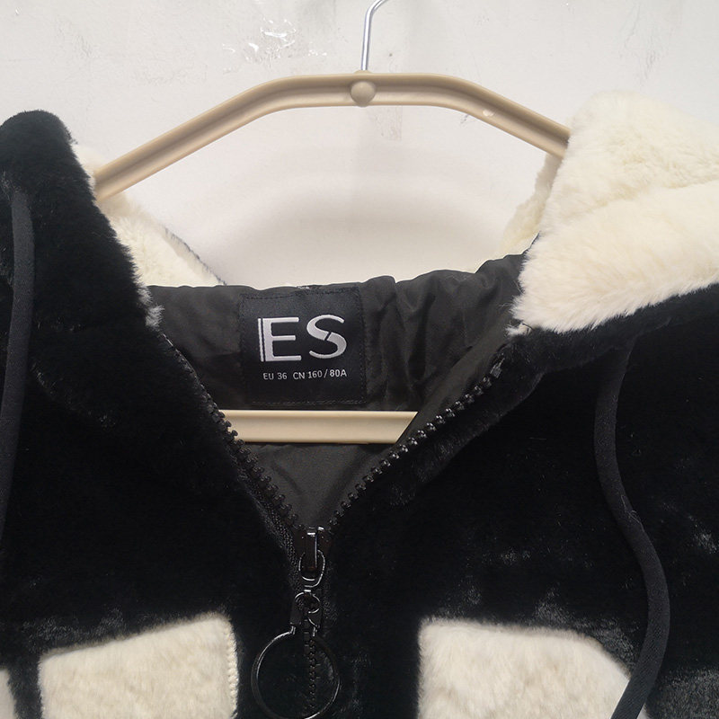 艾格秋冬外套宽松连帽潮流新款上衣 艾格银座短外套