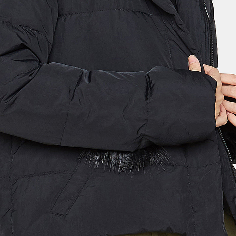 艾格冬季女装时尚百搭纯色羽绒服 艾格银座羽绒服