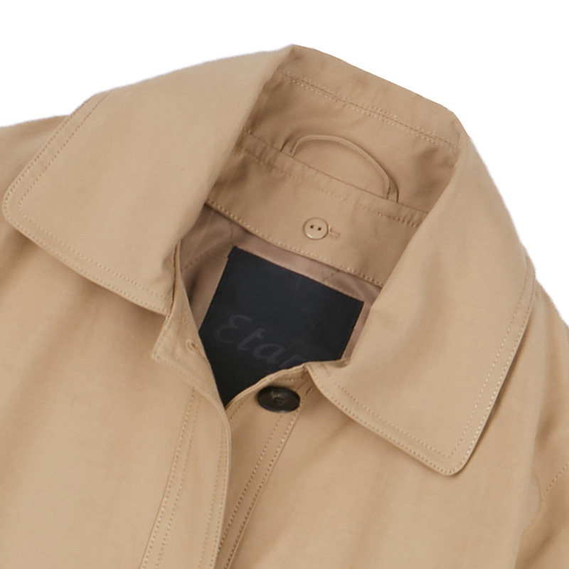 艾格官方旗舰店春秋学生宽松风衣 艾格银座风衣