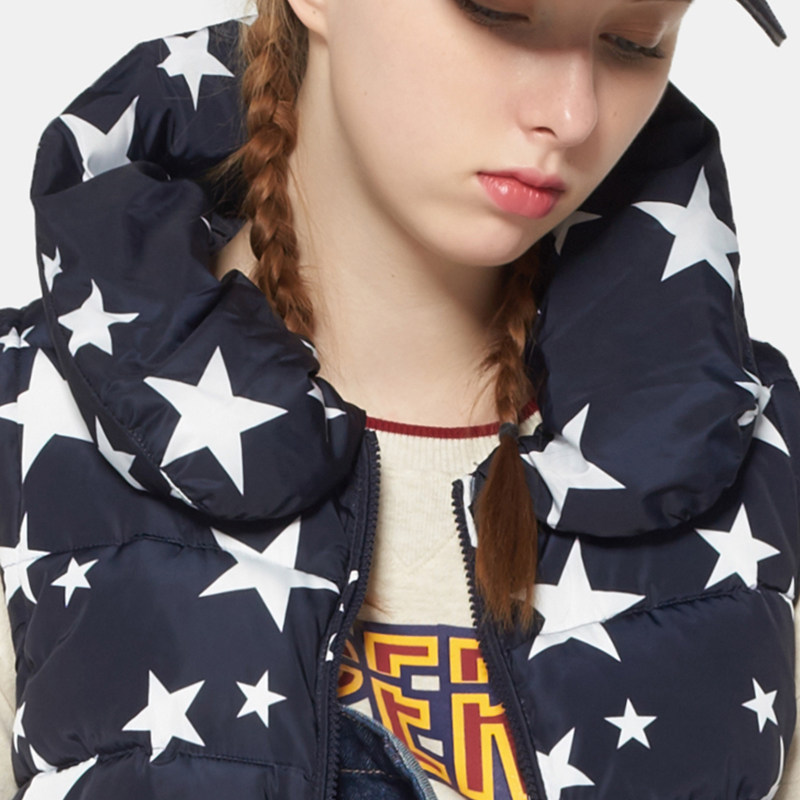 【断码s】艾格冬季女装新款加厚马甲 艾格银座马夹