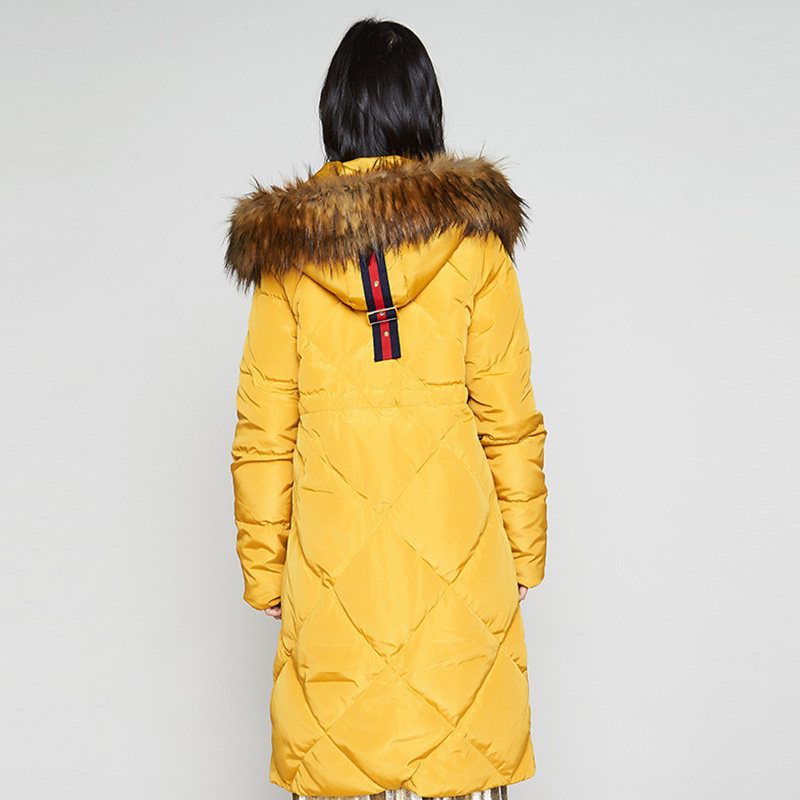 【断码m/l】艾格冬季女装时尚白鸭绒 艾格银座羽绒服