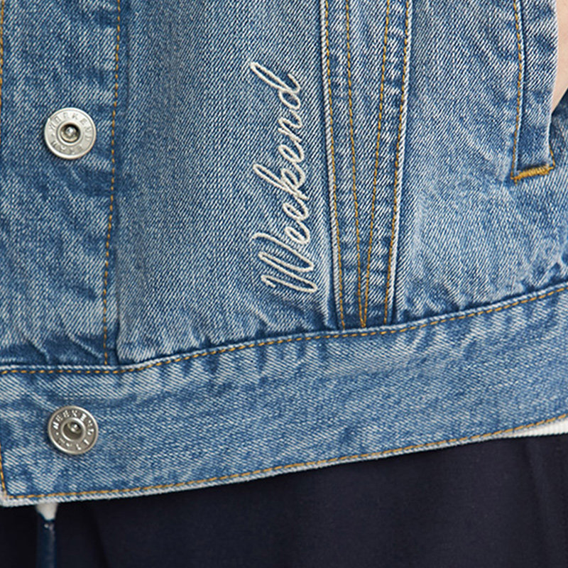 【断码m】艾格春新款女装潮流休闲 艾格银座短外套