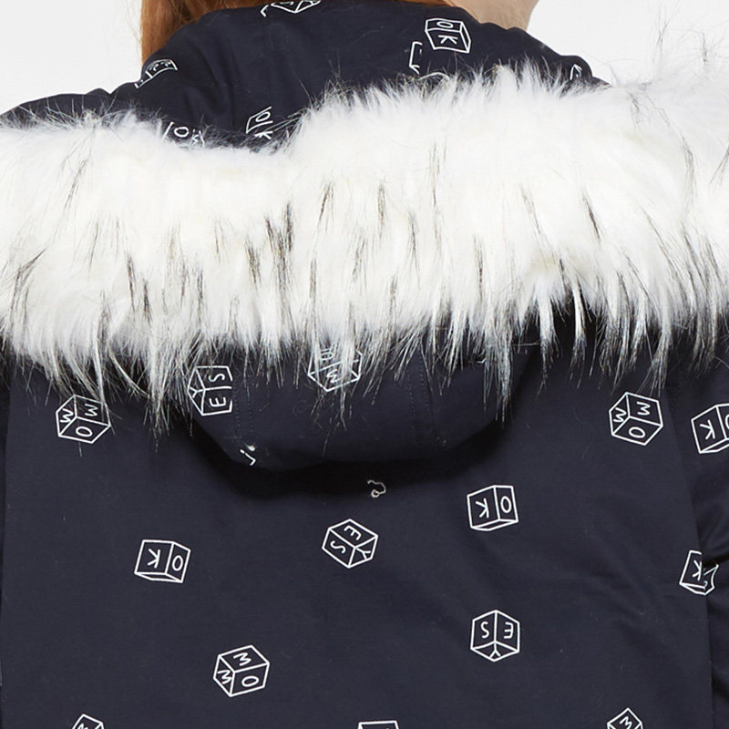 【断码m】艾格冬装女装修身白鸭绒 艾格银座羽绒服