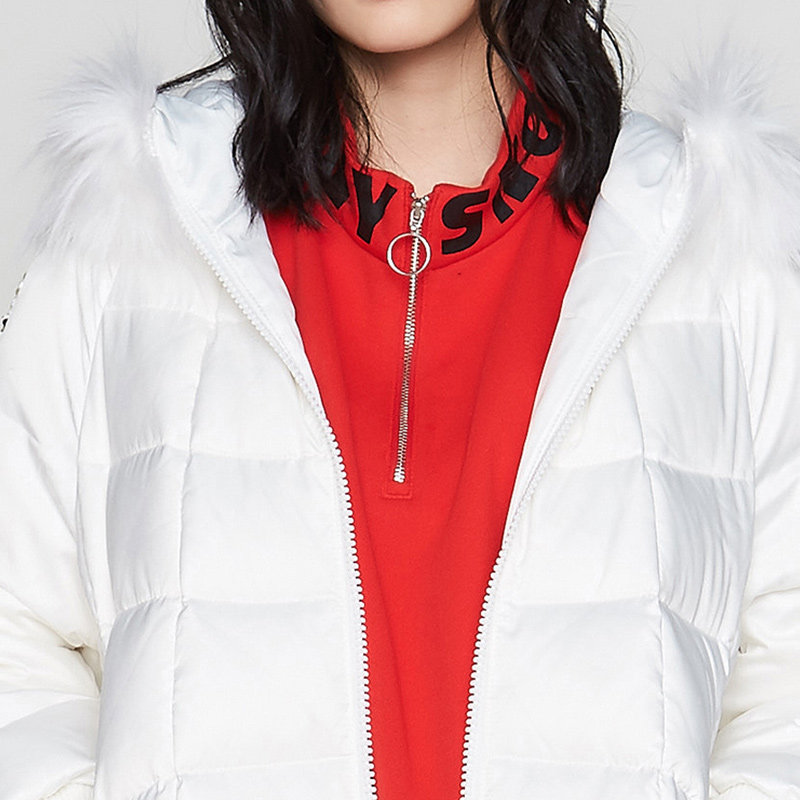 【断码l】艾格冬季女装中长款羽绒服 艾格银座羽绒服