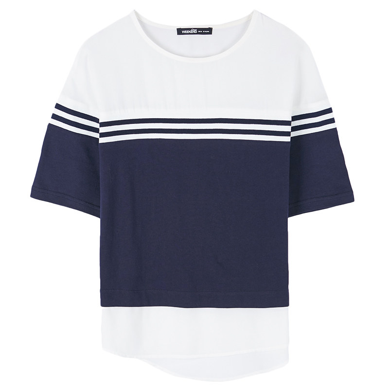 艾格2020夏季女装时尚百搭个性t恤 艾格银座T恤